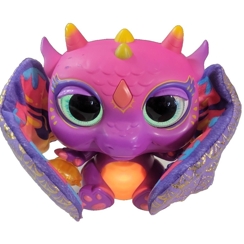 Hasbro FurReal Friends Mood Wings BABY Dragon Interactive Toy Tested Works
